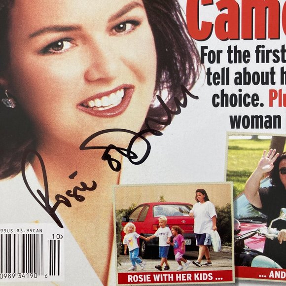 Signed ROSIE O'DONNELL US Magazine Autographed  2002 Kelli Carpenter - Picture 2 of 2